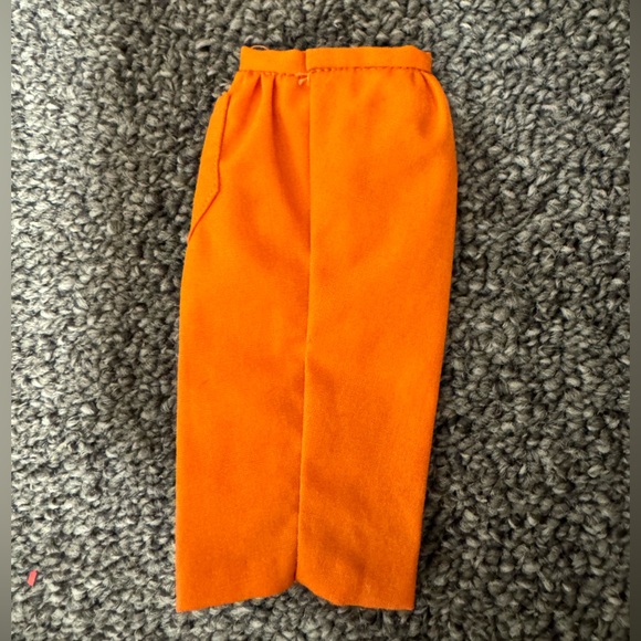 Barbie doll clothes 1962 Cotton PAK orange sheath skirt - Picture 4 of 4